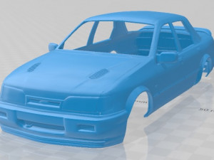 Sierra RS Cosworth Club Printable Body Car 3D-Druckmodell