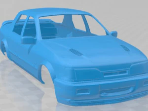 Sierra RS Cosworth Club Printable Body Car 3D Print Model