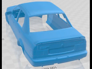 Sierra RS Cosworth Club Printable Body Car 3D Print Model