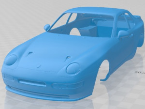Porsche 968 Turbo S Printable Body Car 3D Print Model