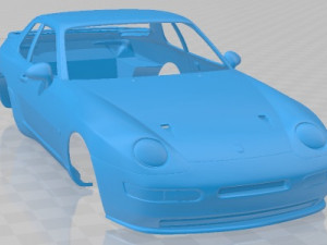 Porsche 968 Turbo S Printable Body Car Modèles 3D en vedette