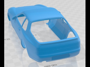 Porsche 968 Turbo S Printable Body Car Modèles 3D en vedette
