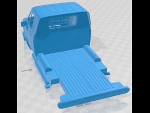 GMC Vandura Race Printable Body Van Modello di stampa 3D