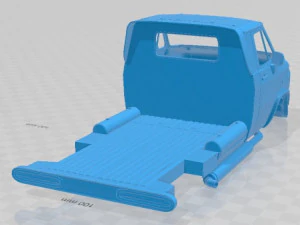 GMC Vandura Race Printable Body Van 3D Print Model