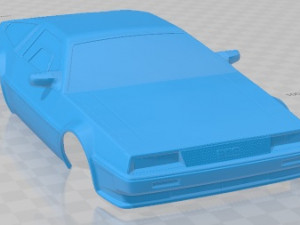 DeLorean DMC 12 1981 Printable Body Car 3D 프린트 모델