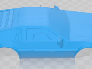 DeLorean DMC 12 1981 Printable Body Car 3D 프린트 모델