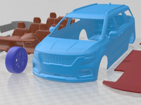 Kia Carnival 2022 Printable Car 3D Print Model