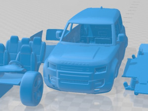 Land Rover Defender 90 2020 Printable Car 3D Print Model