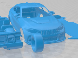 M2 CS 2020 Printable Car 3D-Druckmodell