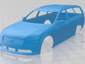Nissan Stagea 2001 Printable Body Car 3D Print Model