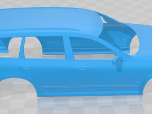 Nissan Stagea 2001 Printable Body Car Modèles 3D en vedette