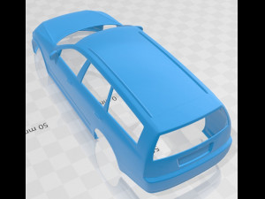 Nissan Stagea 2001 Printable Body Car Modèles 3D en vedette