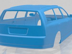Nissan Stagea 2001 Printable Body Car Modèles 3D en vedette