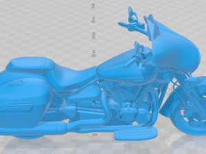 Yamaha Stratoliner Deluxe 2013 Printable Motorbike Modelo de Impressão 3D