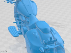 Yamaha Stratoliner Deluxe 2013 Printable Motorbike Modelo de Impressão 3D