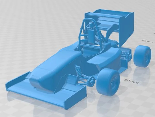 MAD Formula Team MFTC3 Printable Car 3D Print Model .c4d .max .obj .3ds .fbx .stl .blend 