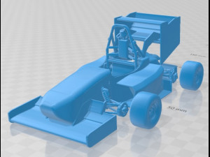 MAD Formula Team MFTC3 Printable Car Modelo de impresión 3D