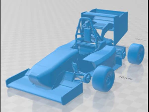 MAD Formula Team MFTC3 Printable Car 3D Print Model