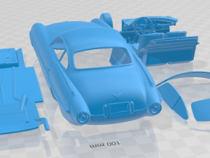 Fiat 8V Ghia Supersonic 1953 Printable Car 3D Baskı Modeli
