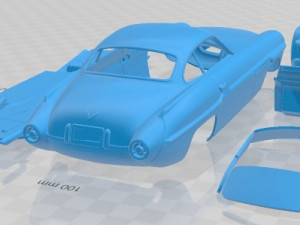 Fiat 8V Ghia Supersonic 1953 Printable Car 3D Baskı Modeli