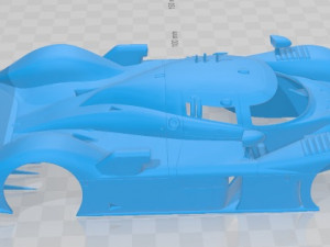 Bentley Speed 8 Printable Body Car Modelo de Impressão 3D