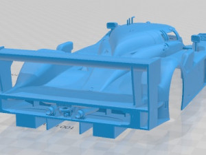 Bentley Speed 8 Printable Body Car Modelo de Impressão 3D