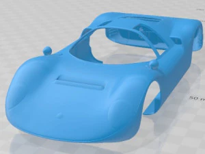 Carro com carroceria imprim&iacute;vel Nissan R380-II 1967 Modelo de Impressão 3D