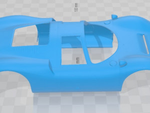 Nissan R380-II 1967 Printable Body Car 3D Print Model