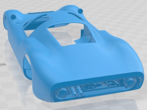 Nissan R380-II 1967 Printable Body Car 3D Print Model
