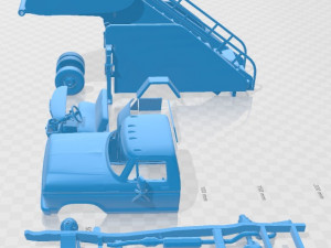 F 350 Stairs 1965 Printable Car 3D Print Model