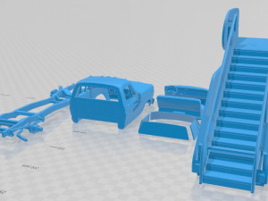 F 350 Stairs 1965 Printable Car 3D Print Model
