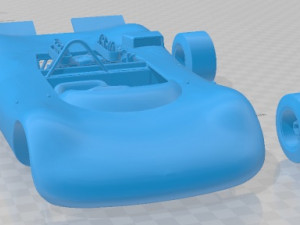 Porsche 909 Bergespyder Printable Car 3D 打印模型
