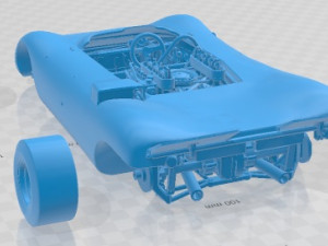 Porsche 909 Bergespyder Printable Car 3D 打印模型