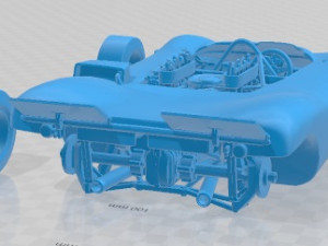 Porsche 909 Bergespyder Printable Car 3D 打印模型