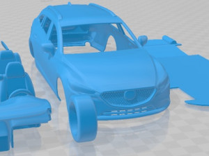 Mazda 6 Wagon 2020 Printable Car 3D Принт Модель
