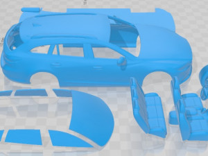 Mazda 6 Wagon 2020 Printable Car 3D Принт Модель