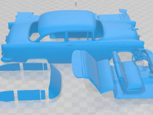 Chevrolet 150 Utility Sedan 1955 Printable Car 3D Print Model