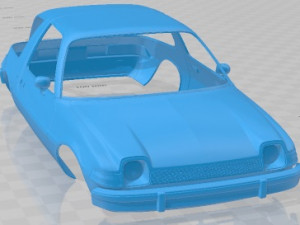 AMC Pacer X 1977 Printable Body Car 3D Print Model