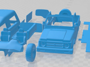 Suzuki Gypsy 2016 Printable Car 3D प्रिंट मॉडल