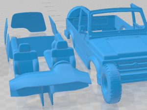 Suzuki Gypsy 2016 Printable Car 3D-printmodel