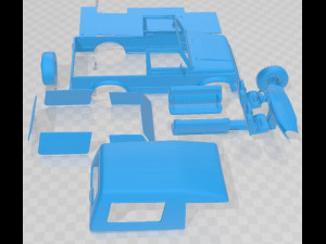 Suzuki Gypsy 2016 Printable Car 3D-printmodel