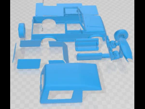 Suzuki Gypsy 2016 Printable Car 3D Print Model