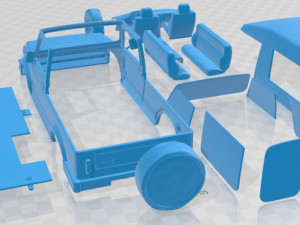 Suzuki Gypsy 2016 Printable Car 3D-printmodel