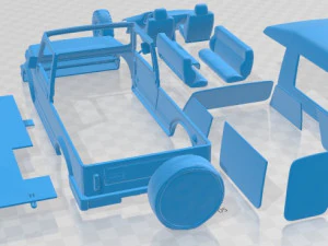 Suzuki Gypsy 2016 Printable Car 3D Print Model