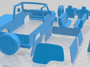 Suzuki Gypsy 2016 Printable Car 3D-printmodel