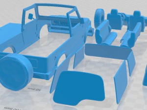 Suzuki Gypsy 2016 Printable Car 3D Print Model
