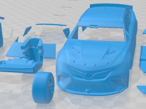 Toyota Camry Nascar Nextgen 2022 Printable Car Modelo de impresión 3D