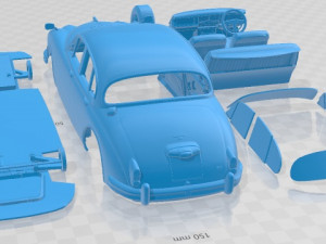 Jaguar MK2 1965 Printable Car Modelo de Impressão 3D