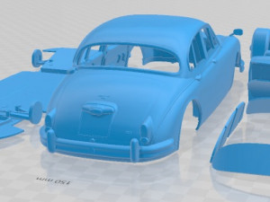 Jaguar MK2 1965 Printable Car Modelo de Impressão 3D