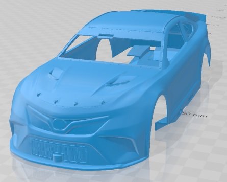 Toyota Camry Nascar Nextgen 2022 Printable Body Car 3D-printmodel .c4d .max .obj .3ds .fbx .stl .blend 